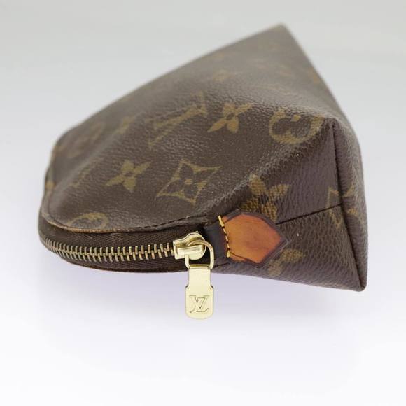 LOUIS VUITTON Monogram Pochette Cosmetic PM Cosmetic Pouch M47515 LV Auth 97745 - Picture 3 of 16